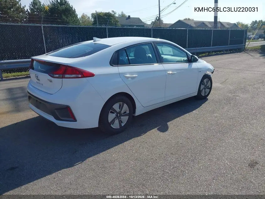 2020 HYUNDAI IONIQ VIN KMHC65LC3LU220031 — фото 4