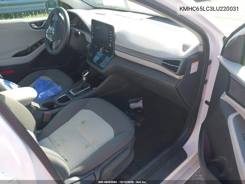 2020 HYUNDAI IONIQ VIN KMHC65LC3LU220031 — фото 5