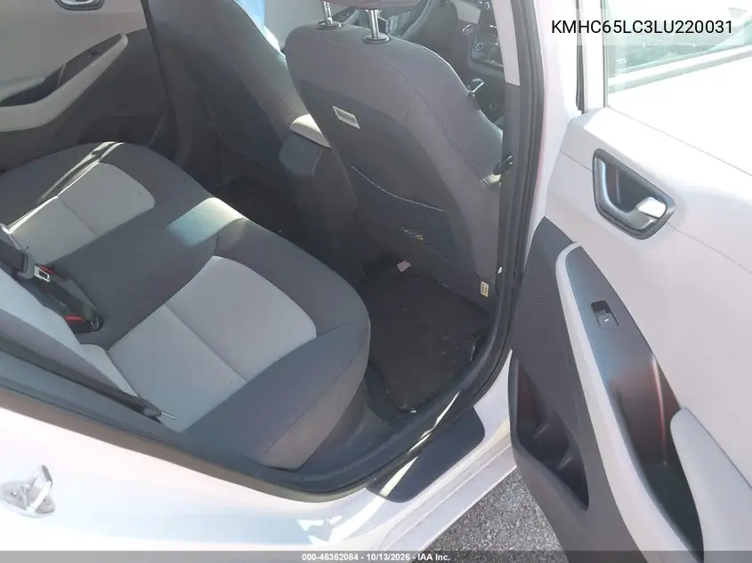 2020 HYUNDAI IONIQ VIN KMHC65LC3LU220031 — фото 8