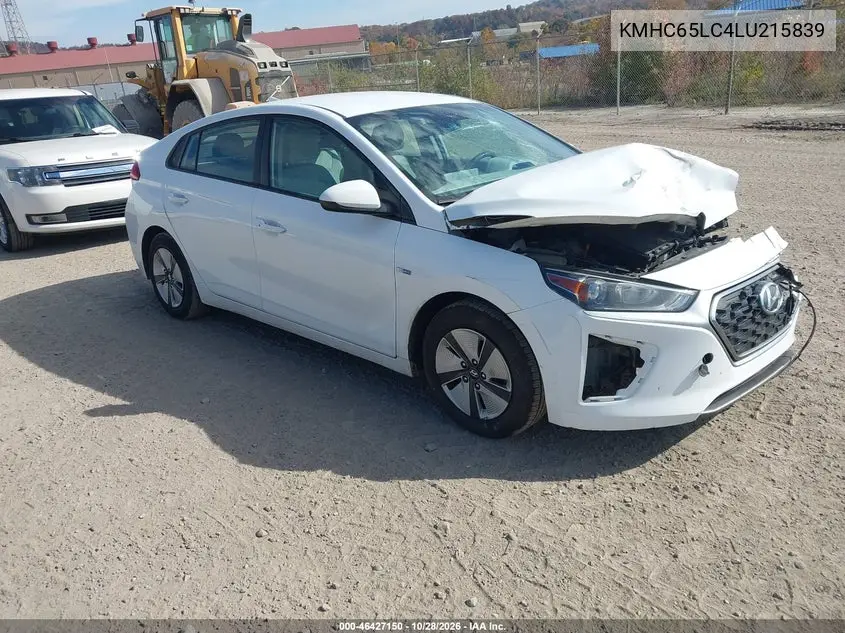HYUNDAI IONIQ 2020, VIN KMHC65LC4LU215839