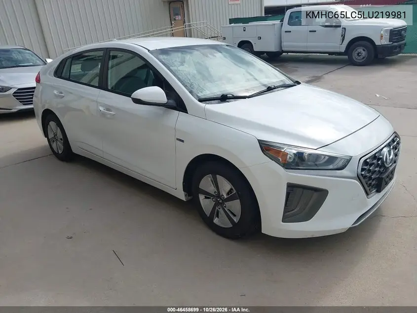 HYUNDAI IONIQ 2020, VIN KMHC65LC5LU219981