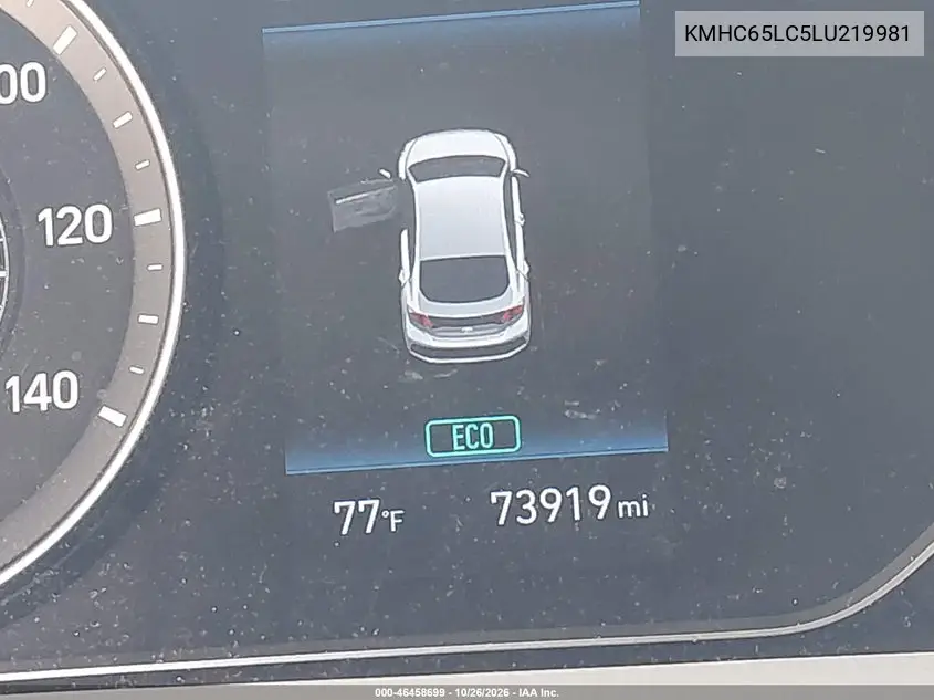 2020 HYUNDAI IONIQ VIN KMHC65LC5LU219981 — фото 20