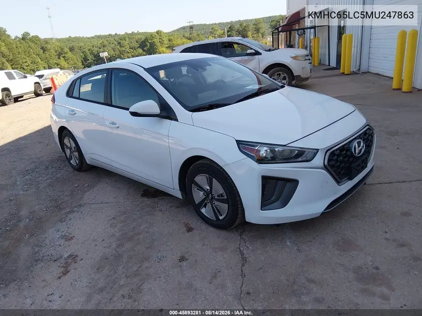 HYUNDAI IONIQ 2021, VIN KMHC65LC5MU247863