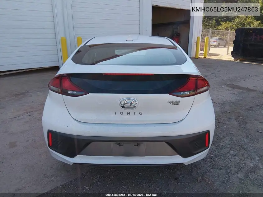 2021 HYUNDAI IONIQ VIN KMHC65LC5MU247863 — фото 16
