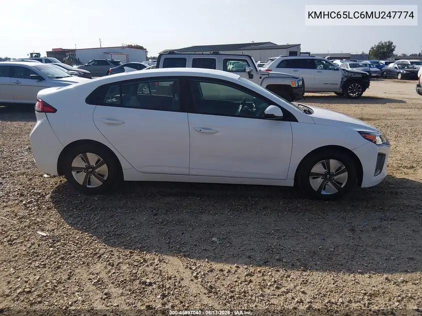 2021 HYUNDAI IONIQ VIN KMHC65LC6MU247774 — фото 16