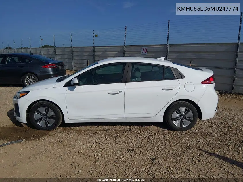 2021 HYUNDAI IONIQ VIN KMHC65LC6MU247774 — фото 17
