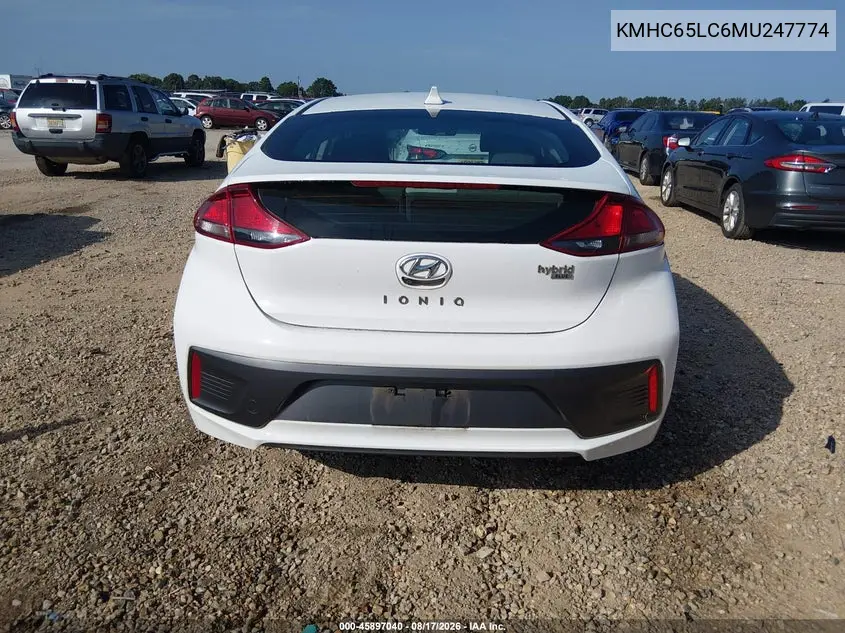 2021 HYUNDAI IONIQ VIN KMHC65LC6MU247774 — фото 19