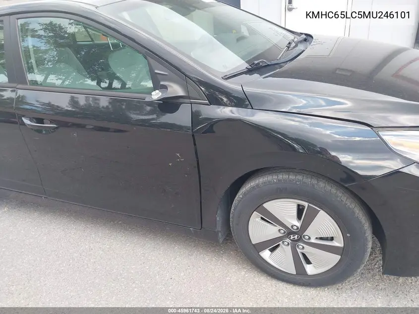 2021 HYUNDAI IONIQ VIN KMHC65LC5MU246101 — фото 6