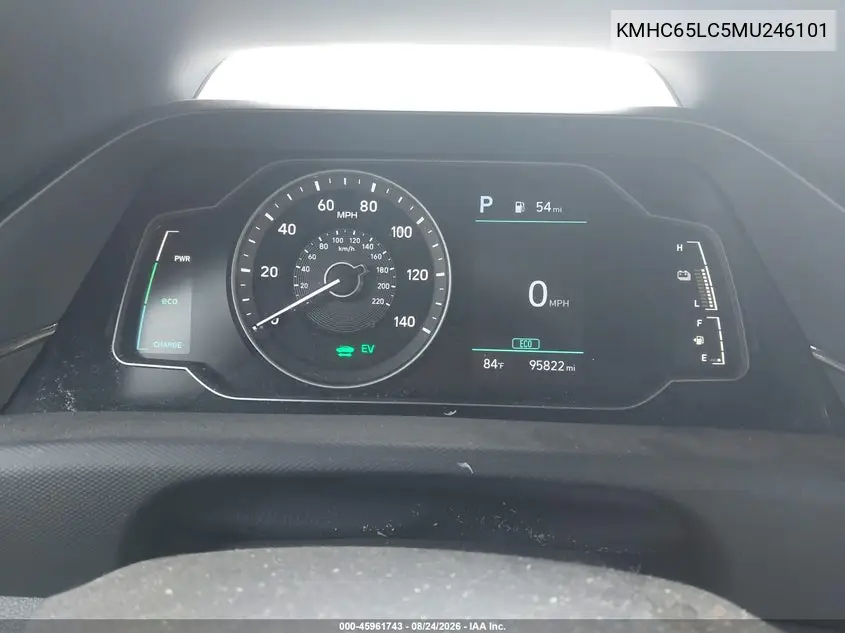 2021 HYUNDAI IONIQ VIN KMHC65LC5MU246101 — фото 7