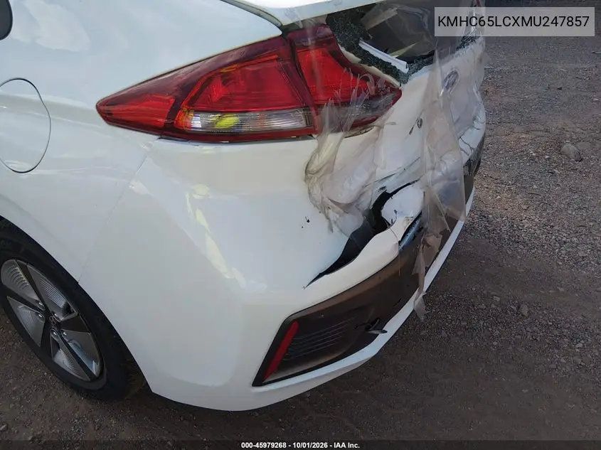 2021 HYUNDAI IONIQ VIN KMHC65LCXMU247857 — фото 12