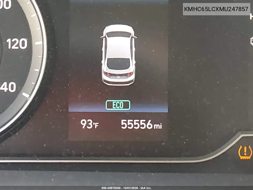 2021 HYUNDAI IONIQ VIN KMHC65LCXMU247857 — фото 19
