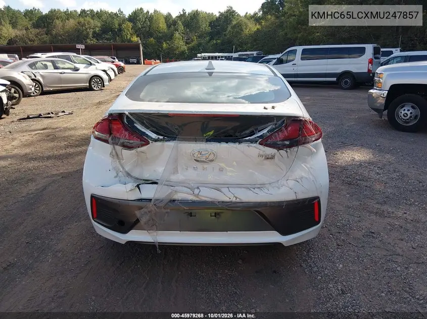 2021 HYUNDAI IONIQ VIN KMHC65LCXMU247857 — фото 20