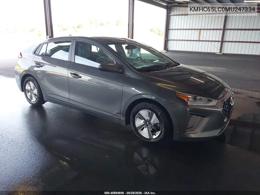 HYUNDAI IONIQ 2021, VIN KMHC65LC0MU247334