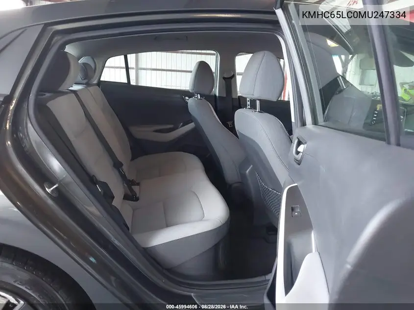 2021 HYUNDAI IONIQ VIN KMHC65LC0MU247334 — фото 8