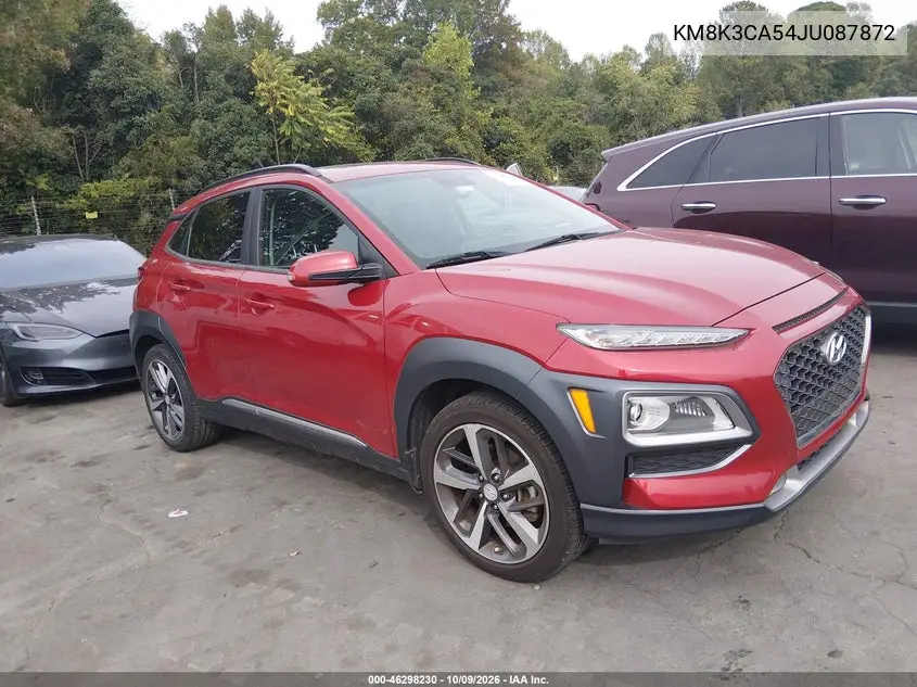 HYUNDAI KONA 2018, VIN KM8K3CA54JU087872