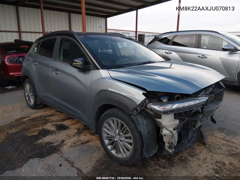 HYUNDAI KONA 2018, VIN KM8K22AAXJU070813