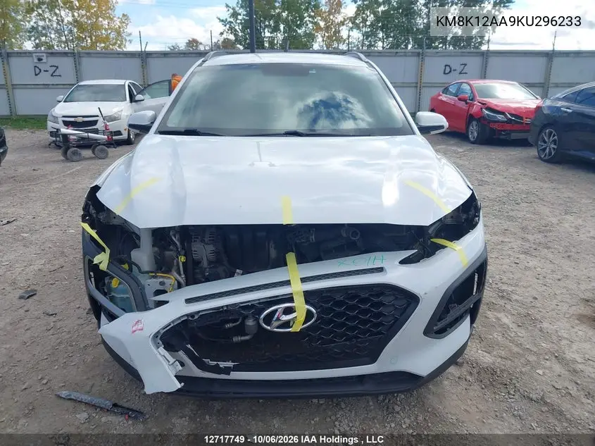 2019 HYUNDAI KONA VIN KM8K12AA9KU296233 — фото 13