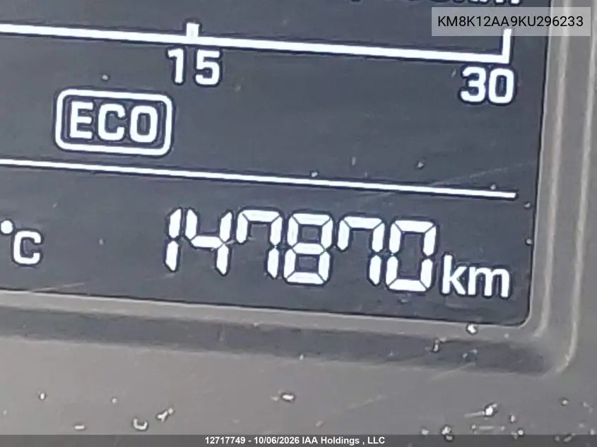 2019 HYUNDAI KONA VIN KM8K12AA9KU296233 — фото 16