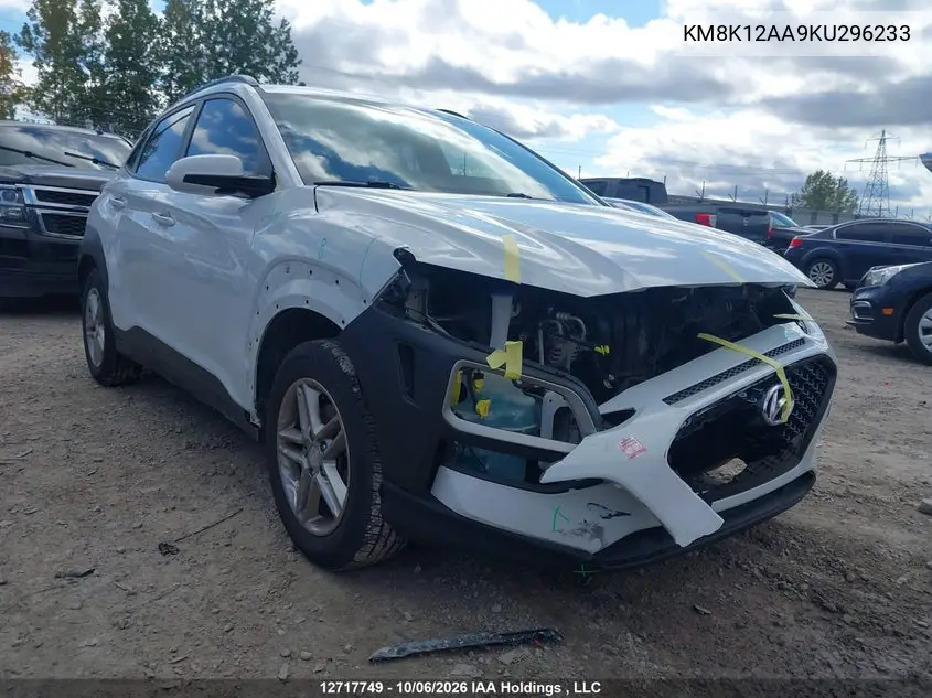 2019 HYUNDAI KONA VIN KM8K12AA9KU296233 — фото 6