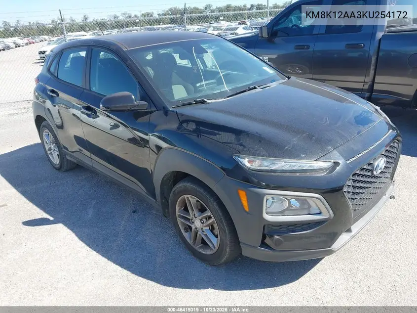 HYUNDAI KONA 2019, VIN KM8K12AA3KU254172