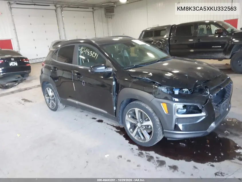HYUNDAI KONA 2019, VIN KM8K3CA5XKU332563