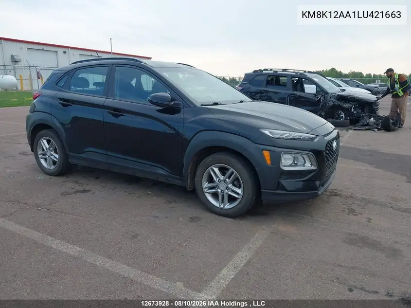 HYUNDAI KONA 2020, VIN KM8K12AA1LU421663