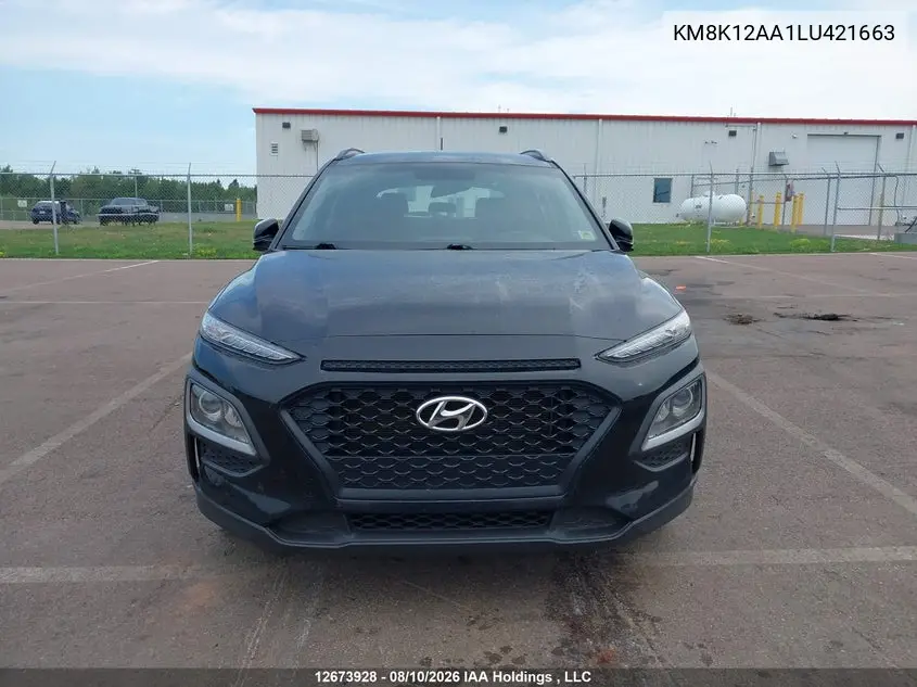 2020 HYUNDAI KONA VIN KM8K12AA1LU421663 — фото 12