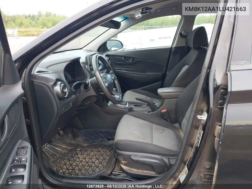 2020 HYUNDAI KONA VIN KM8K12AA1LU421663 — фото 20