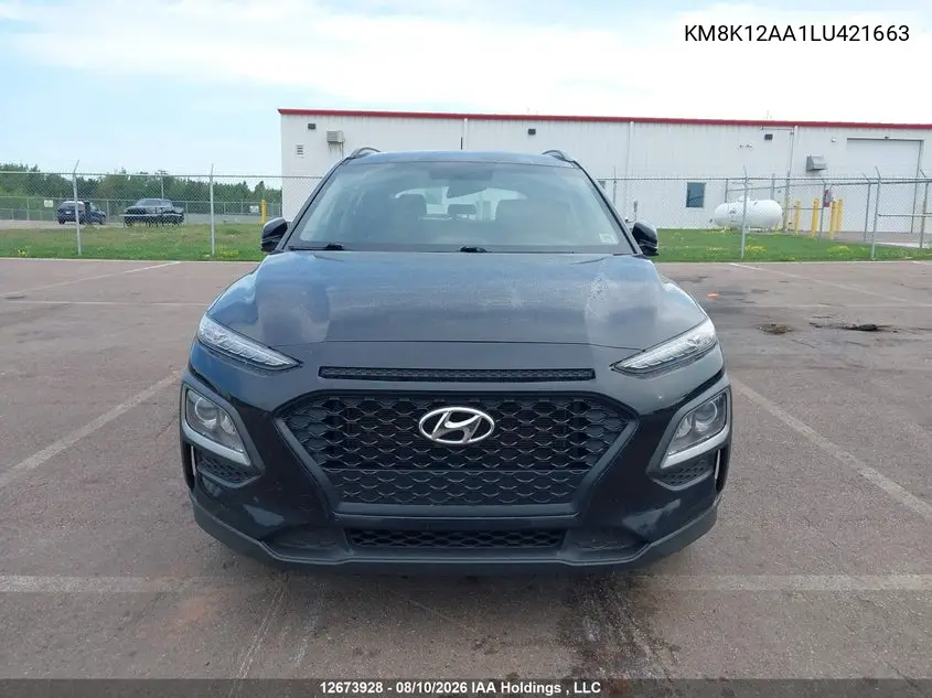 2020 HYUNDAI KONA VIN KM8K12AA1LU421663 — фото 6