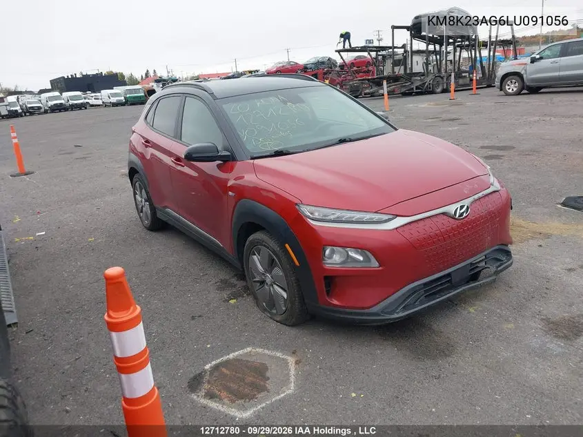 HYUNDAI KONA 2020, VIN KM8K23AG6LU091056