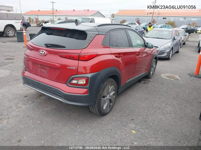 2020 HYUNDAI KONA VIN KM8K23AG6LU091056 — фото 4