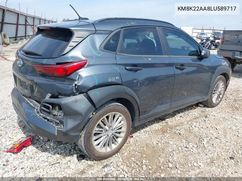 2020 HYUNDAI KONA VIN KM8K22AA8LU589717 — фото 4