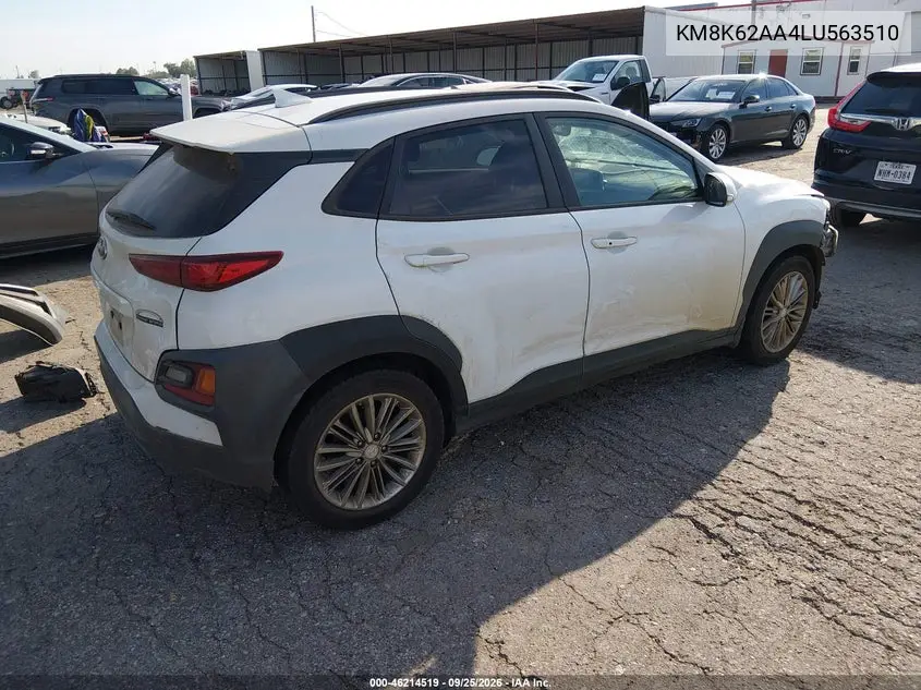 2020 HYUNDAI KONA VIN KM8K62AA4LU563510 — фото 4