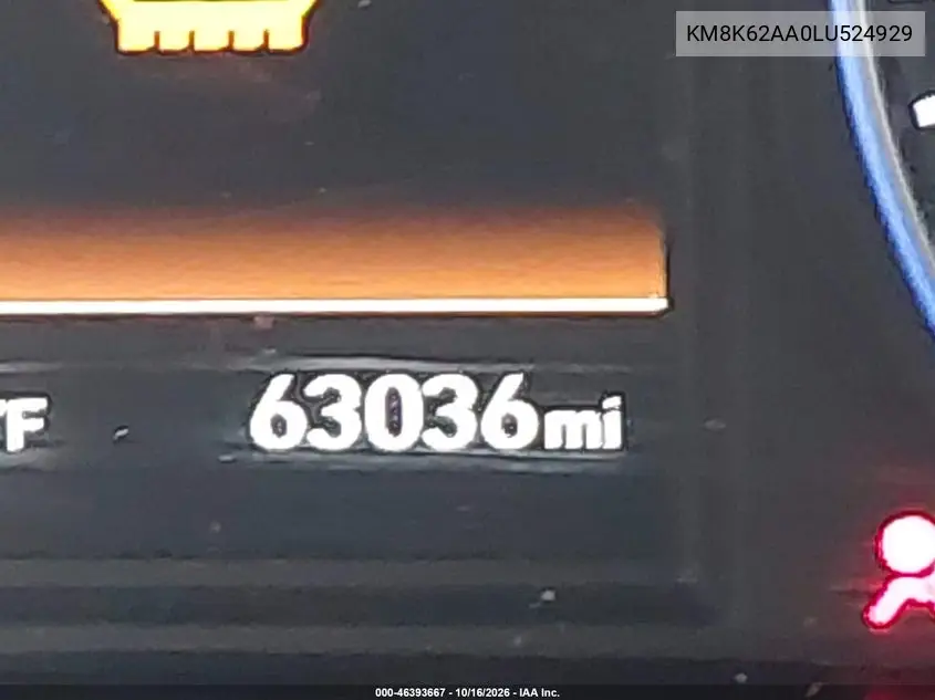 2020 HYUNDAI KONA VIN KM8K62AA0LU524929 — фото 15