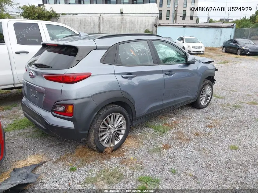 2020 HYUNDAI KONA VIN KM8K62AA0LU524929 — фото 4