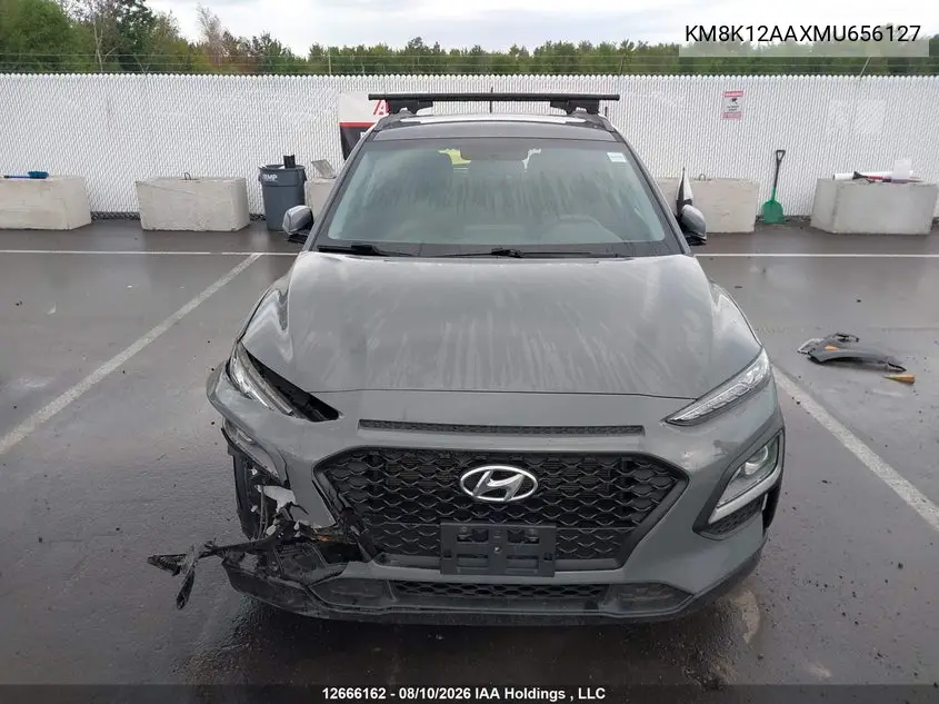2021 HYUNDAI KONA VIN KM8K12AAXMU656127 — фото 11
