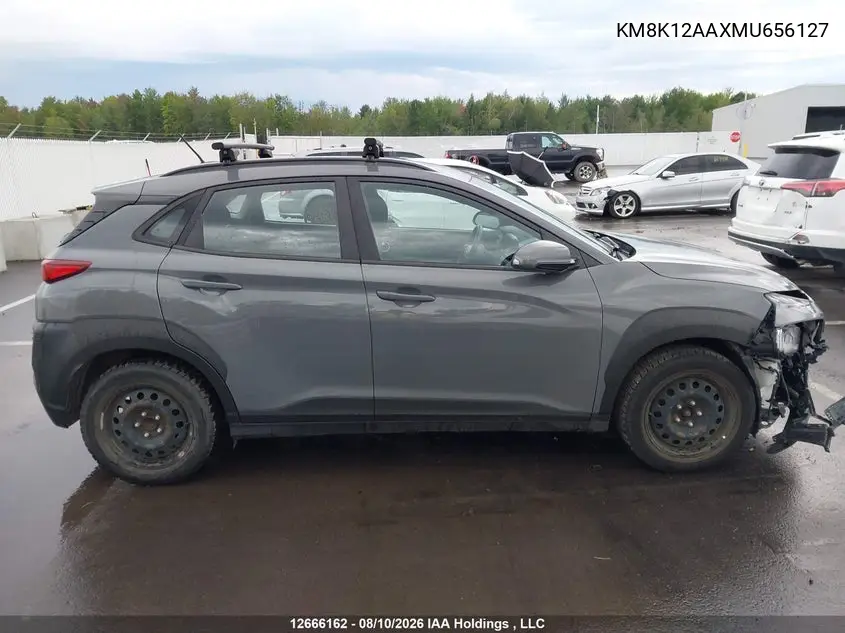 2021 HYUNDAI KONA VIN KM8K12AAXMU656127 — фото 12