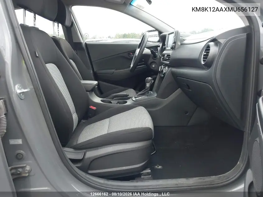2021 HYUNDAI KONA VIN KM8K12AAXMU656127 — фото 5