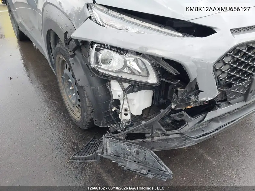 2021 HYUNDAI KONA VIN KM8K12AAXMU656127 — фото 6
