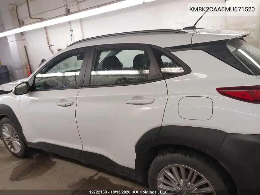 2021 HYUNDAI KONA VIN KM8K2CAA6MU671520 — фото 15