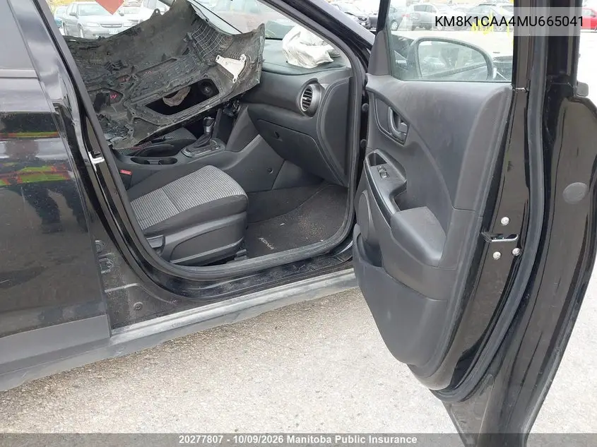 2021 HYUNDAI KONA VIN KM8K1CAA4MU665041 — фото 5
