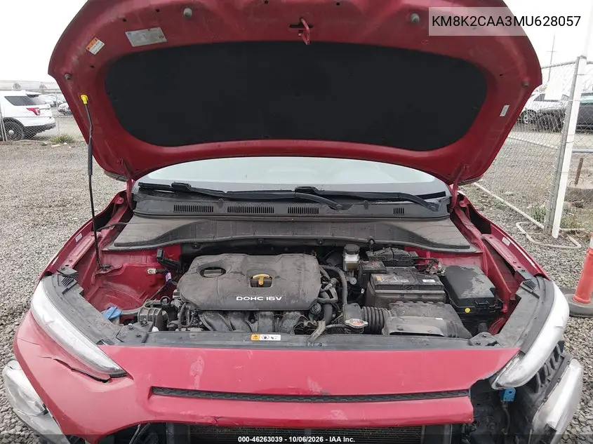2021 HYUNDAI KONA VIN KM8K2CAA3MU628057 — фото 10