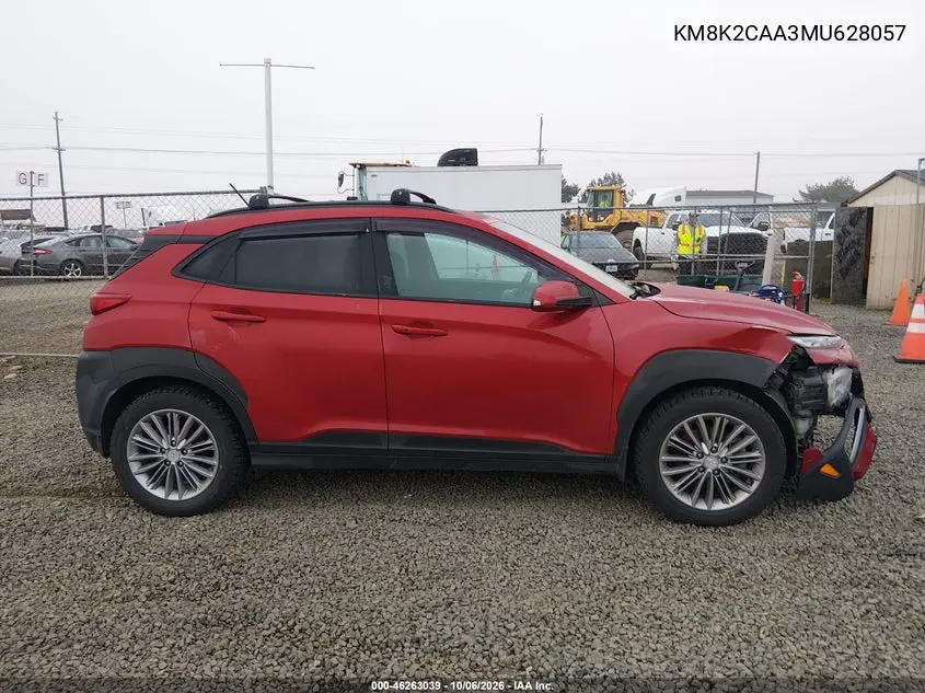 2021 HYUNDAI KONA VIN KM8K2CAA3MU628057 — фото 14