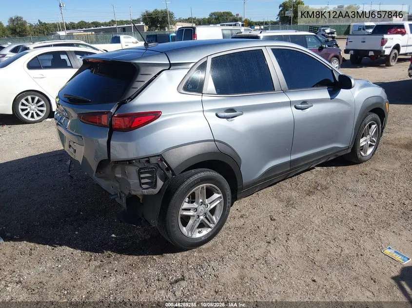 2021 HYUNDAI KONA VIN KM8K12AA3MU657846 — фото 4