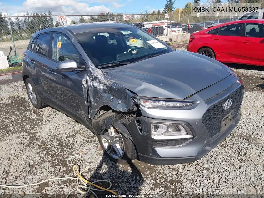 HYUNDAI KONA 2021, VIN KM8K1CAA1MU658337