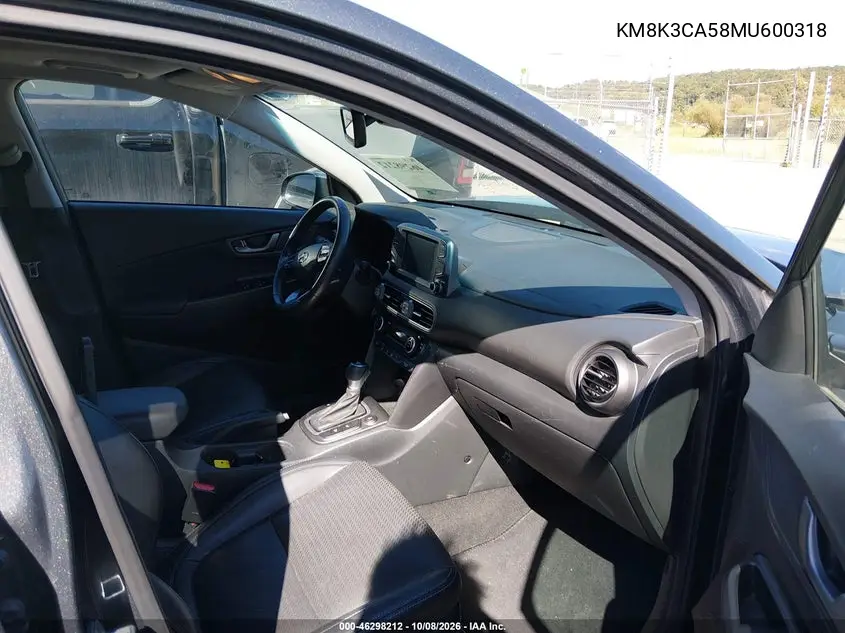 2021 HYUNDAI KONA VIN KM8K3CA58MU600318 — фото 5