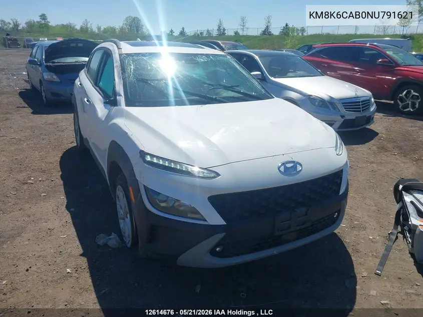 HYUNDAI KONA 2022, VIN KM8K6CAB0NU791621
