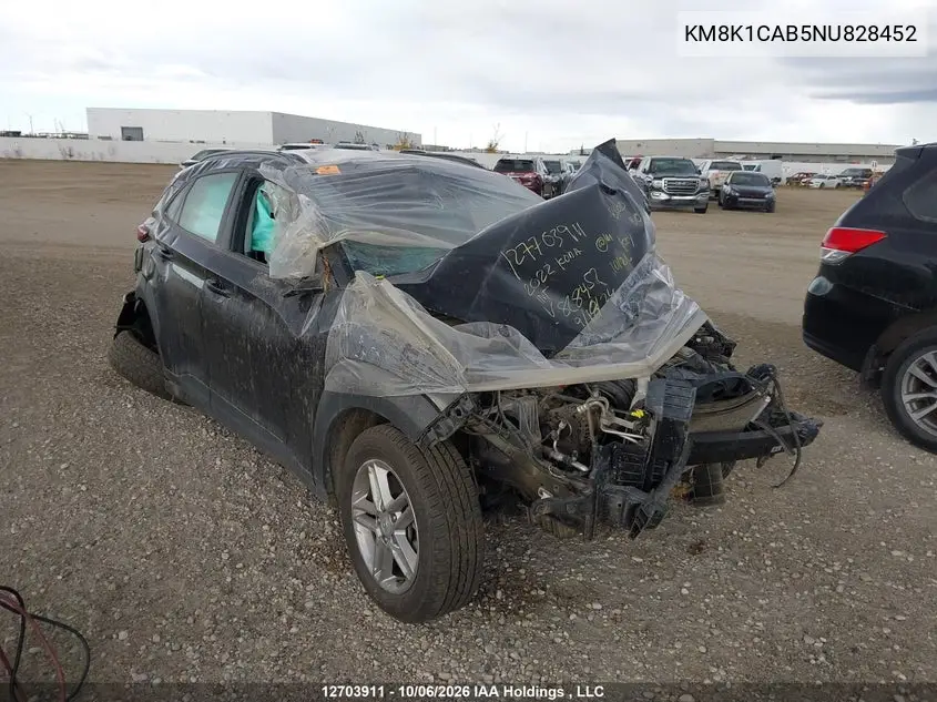 HYUNDAI KONA 2022, VIN KM8K1CAB5NU828452