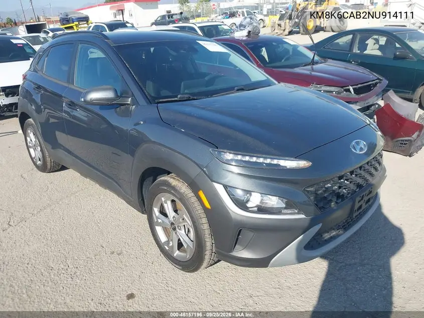 HYUNDAI KONA 2022, VIN KM8K6CAB2NU914111