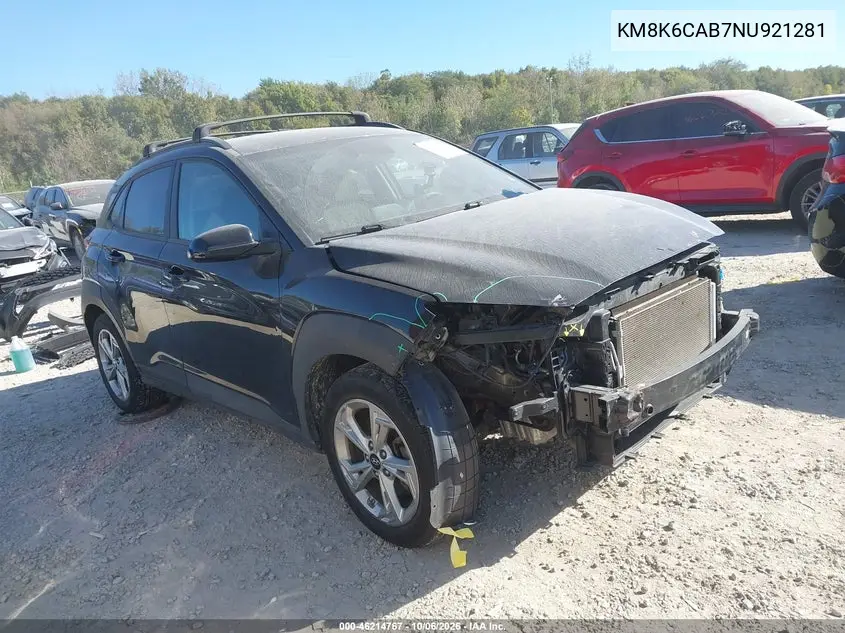 HYUNDAI KONA 2022, VIN KM8K6CAB7NU921281